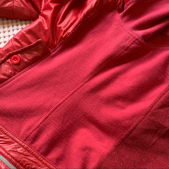 Lululemon Pedal Power Jacket Currant Red W4949S Luon Rare Women's Large L 10 - Picture 11 of 15